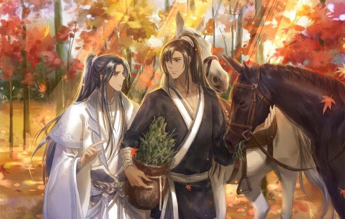 二哈與白貓師尊的奇幻羈絆，深情師徒動漫之旅