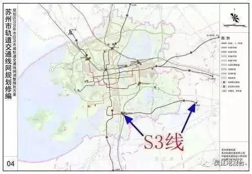 蘇州軌道交通S3線最新規(guī)劃圖詳解及解析