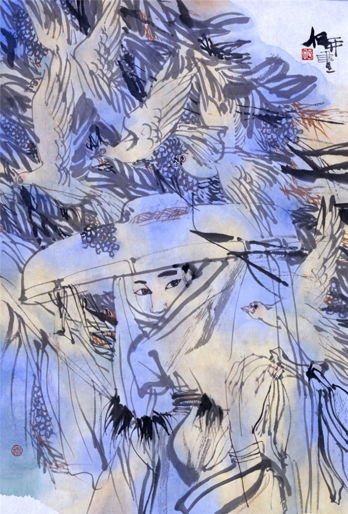 劉福平最新書畫作品——科技與藝術的交融之作