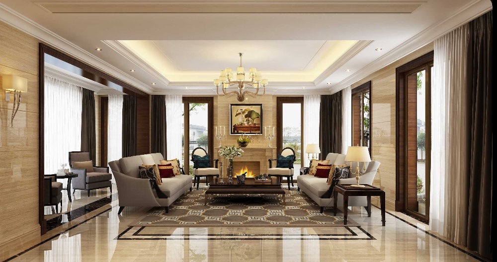 最新別墅裝修效果圖，探索自然美景，尋找內(nèi)心平和與寧?kù)o的旅程