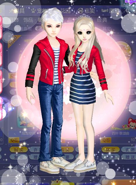 炫舞最新情侶裝搭配，小巷中的隱秘時尚殿堂展示浪漫風采